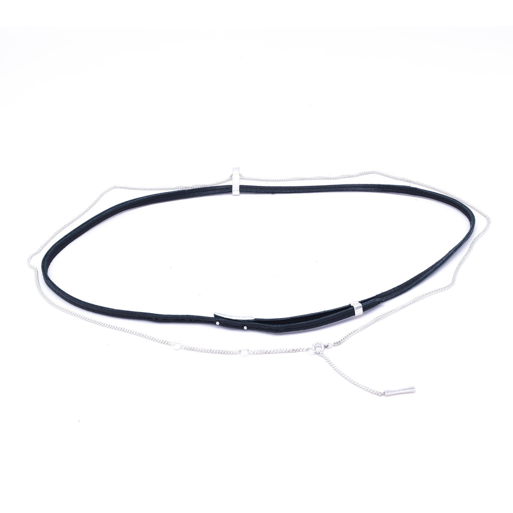 VELMA | BLACK | NECKLACE - BODY CHAIN
