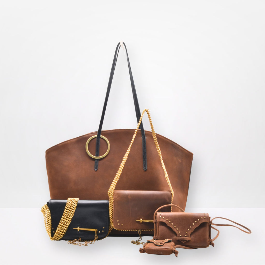 KAIA | BROWN |TOTE BAG