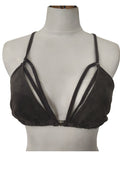 ROXY |  GREY | SUEDE BRA