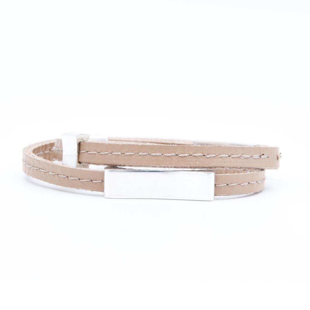 RENEE | TAN | DOUBLE  BRACELET